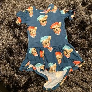 Posh Peanut frenchie romper dress